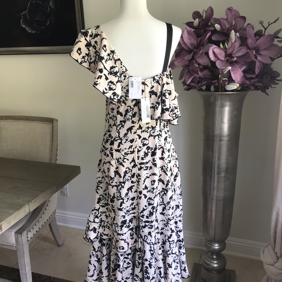 Proenza Schouler one shoulder ruffle dress size 2 - Picture 7 of 7